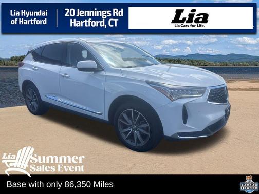 Platinum White Pearl 2022 Acura RDX Technology Package