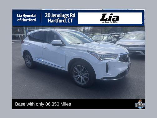 Platinum White Pearl 2022 Acura RDX Technology Package