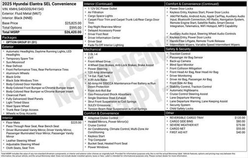 2025 Hyundai ELANTRA SEL