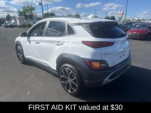 Lunar White 2023 Hyundai KONA Limited