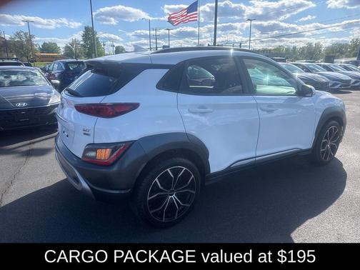 Lunar White 2023 Hyundai KONA Limited