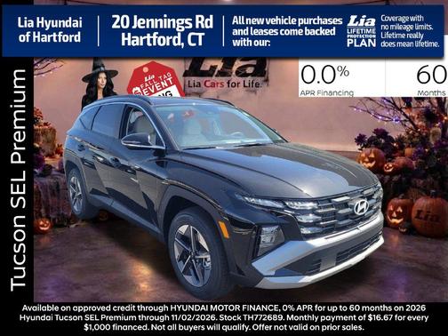 Phantom Black 2026 Hyundai TUCSON SEL Premium