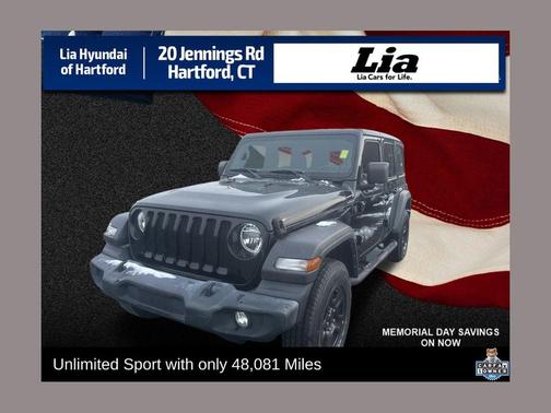 Black Clearcoat 2022 Jeep Wrangler Unlimited Sport