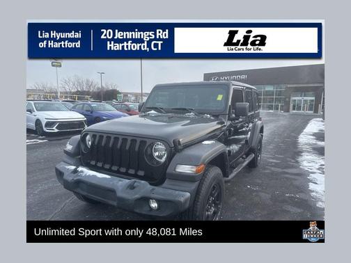 Black Clearcoat 2022 Jeep Wrangler Unlimited Sport