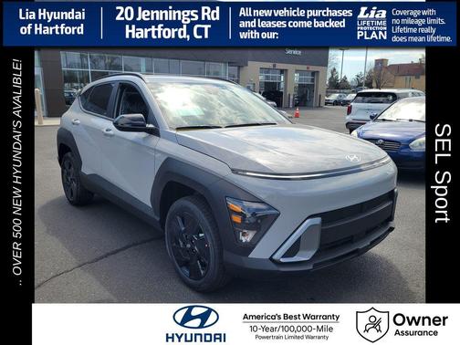 Cyber Gray Metallic 2026 Hyundai KONA SEL Sport