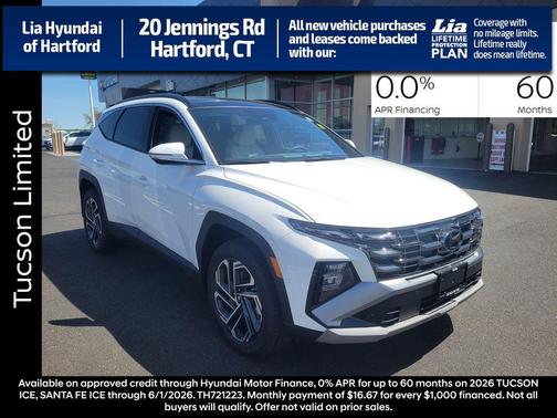 Serenity White Pearl 2026 Hyundai TUCSON Limited
