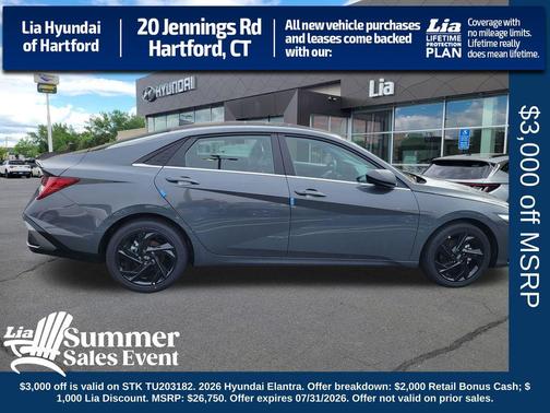 Ecotronic Gray 2026 Hyundai ELANTRA Sport