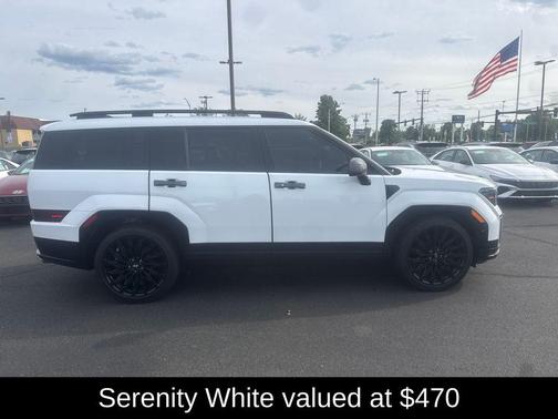 Serenity White 2024 Hyundai SANTA FE Calligraphy