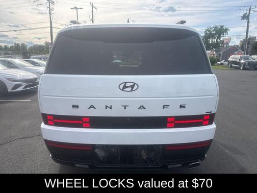 Serenity White 2024 Hyundai SANTA FE Calligraphy