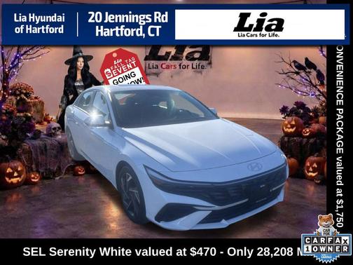 Serenity White 2024 Hyundai ELANTRA SEL