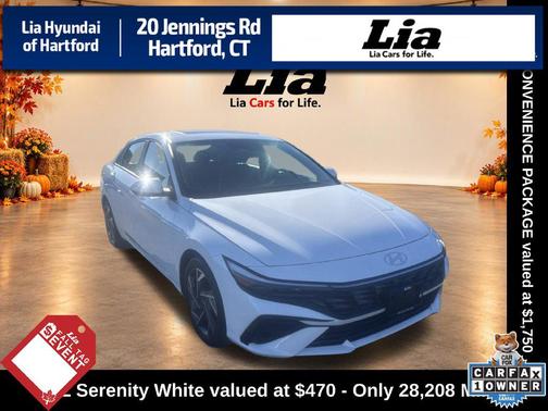 Serenity White 2024 Hyundai ELANTRA SEL