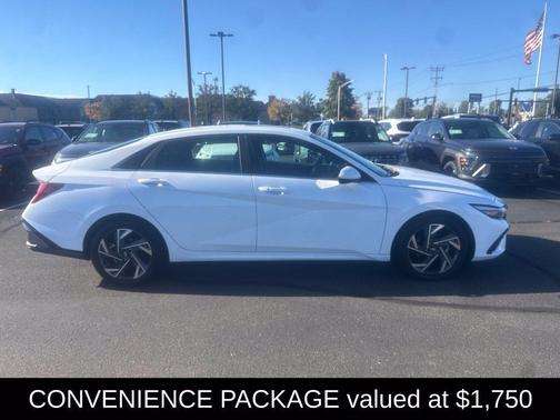 Serenity White 2024 Hyundai ELANTRA SEL
