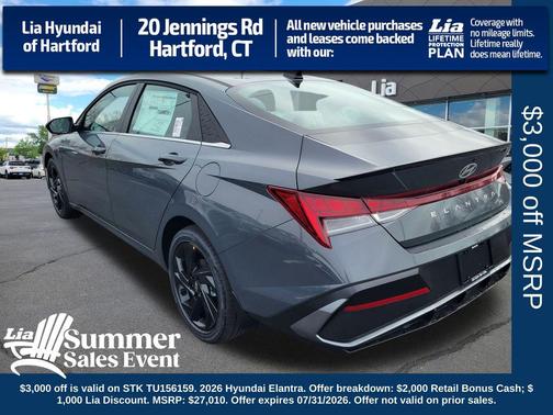 Ecotronic Gray 2026 Hyundai ELANTRA Sport