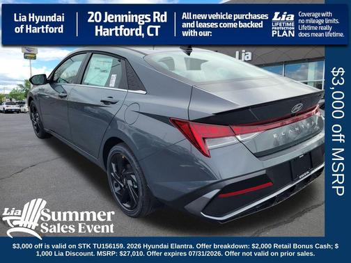 Ecotronic Gray 2026 Hyundai ELANTRA Sport