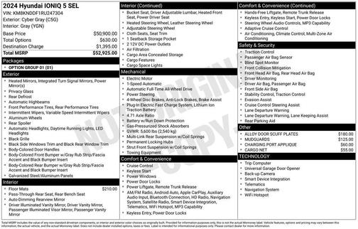 2024 Hyundai IONIQ 5 SEL