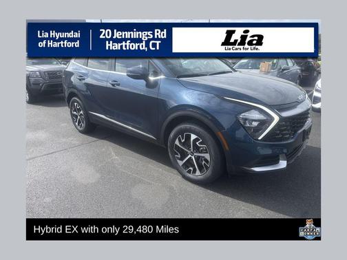 Vesta Blue 2023 Kia Sportage Hybrid EX