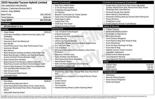 2025 Hyundai TUCSON Hybrid Limited