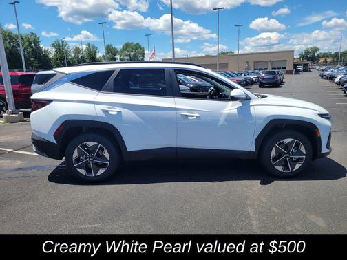 Creamy White Pearl 2026 Hyundai TUCSON Hybrid SEL
