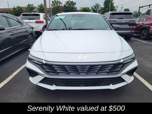Serenity White 2026 Hyundai ELANTRA Sport