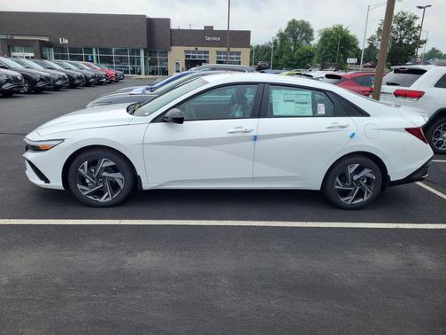 Serenity White 2026 Hyundai ELANTRA Sport