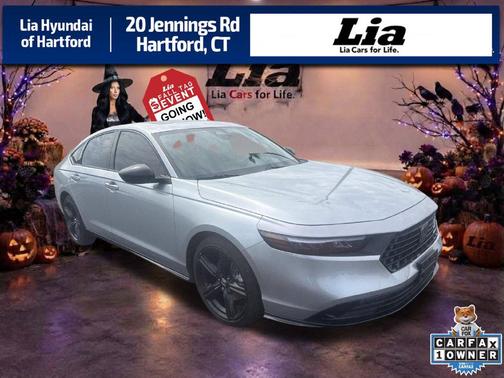 Solar Silver Metallic 2024 Honda Accord Hybrid Sport-L