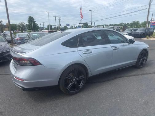 Solar Silver Metallic 2024 Honda Accord Hybrid Sport-L