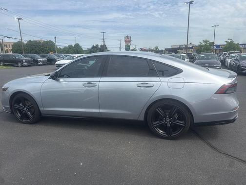 Solar Silver Metallic 2024 Honda Accord Hybrid Sport-L