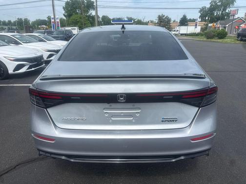 Solar Silver Metallic 2024 Honda Accord Hybrid Sport-L