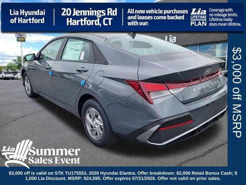 Ecotronic Gray 2026 Hyundai ELANTRA SE