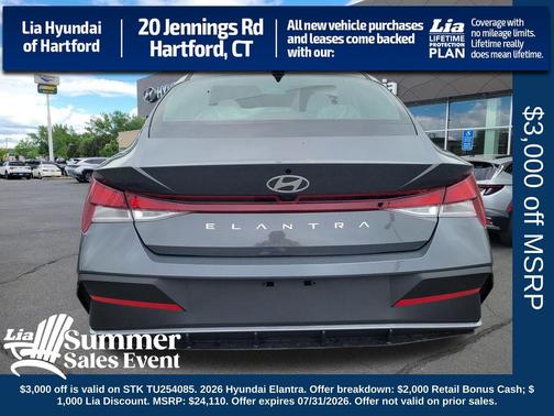 Ecotronic Gray 2026 Hyundai ELANTRA SE