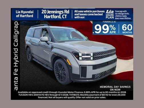 Hampton Gray 2026 Hyundai SANTA FE HEV Calligraphy