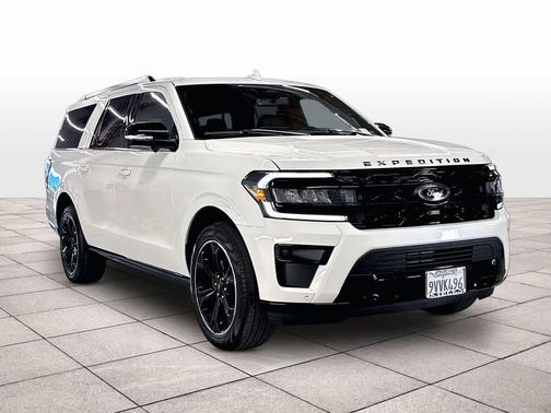 Star White Metallic Tri-Coat 2024 Ford Expedition Max Limited
