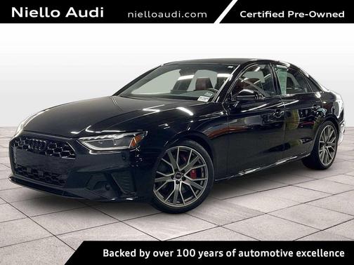 Mythos Black Metallic 2023 Audi S4 Premium Plus TFSI quattro Tiptronic