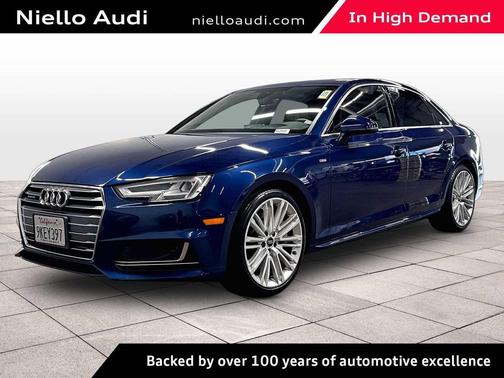 Scuba Blue Metallic 2018 Audi A4 2.0T Prestige