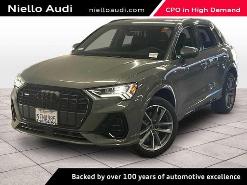 Chronos Gray Metallic 2023 Audi Q3 Premium 45 TFSI S line quattro Tiptronic