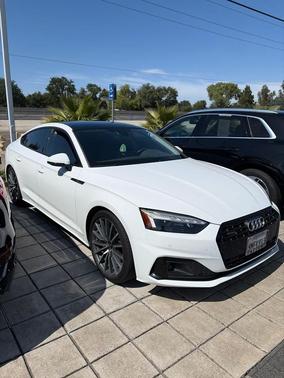 Arkona White 2024 Audi A5 Sportback Premium Plus