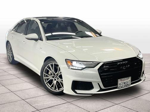 Glacier White Metallic 2023 Audi A6 55 Premium Plus