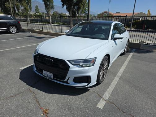 Glacier White Metallic 2023 Audi A6 55 Premium Plus