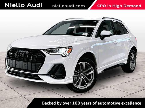 Glacier White Metallic 2025 Audi Q3 Premium 45 TFSI S line quattro Tiptronic