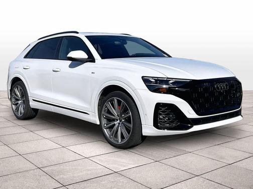 GLACIER WHITE 2026 Audi Q8 55 Prestige