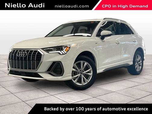 Arkona White 2025 Audi Q3 Premium 45 TFSI S line quattro Tiptronic