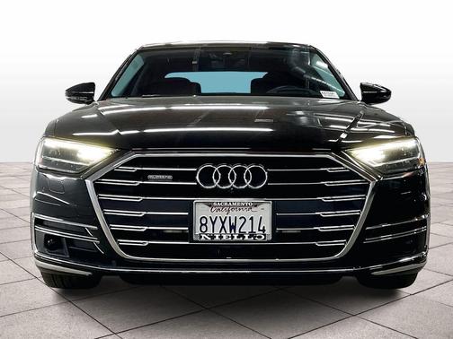 Mythos Black Metallic 2021 Audi A8 L 55