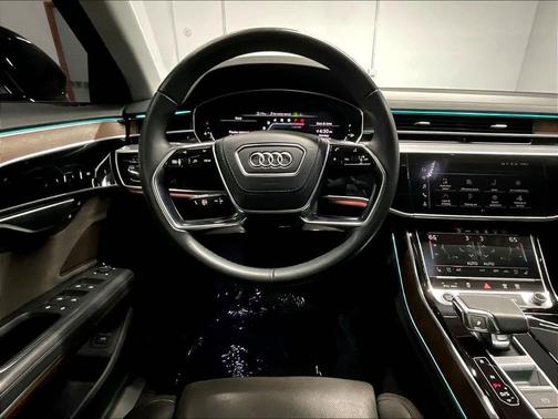 Mythos Black Metallic 2021 Audi A8 L 55