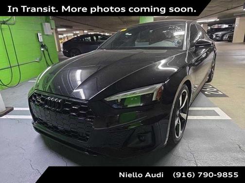 Mythos Black Metallic 2023 Audi A5 Sportback 45 S Line Premium Plus