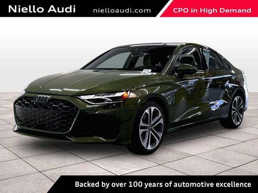 District Green Metallic 2025 Audi A3 Premium