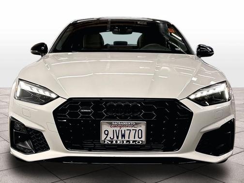 Glacier White Metallic 2024 Audi A5 Sportback 45 S Line Prestige