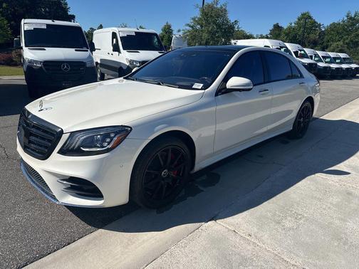designo Diamond White Metallic 2019 Mercedes-Benz S-Class 4MATIC