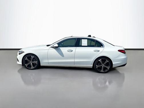 White 2022 Mercedes-Benz C-Class Sedan
