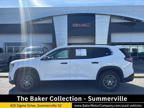 Summit White 2025 GMC Acadia FWD Elevation