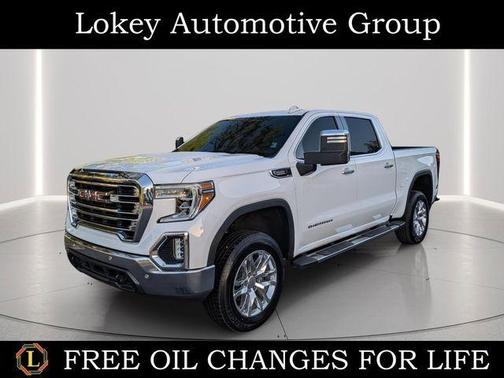 Summit White 2021 GMC Sierra 1500 SLT